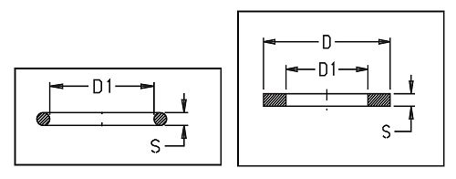 Уплотнительное кольцо 27.5X39.5X2.5