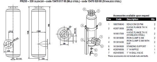 МАСЛОУЛОВИТЕЛЬ PR 250-330