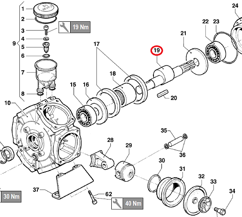 Коленвал насоса BP205/235/280