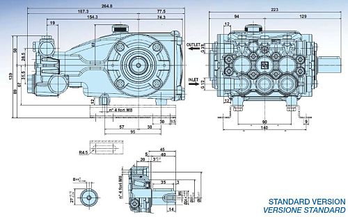 Насос плунжерный Interpump Evolution E3B2515