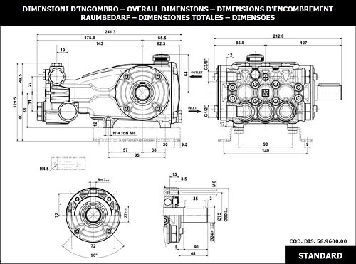 Насос плунжерный Interpump Evolution E2B2014